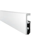 Listwy przypodłogowe - Arbiton Listwa przypodłogowa VEGA 80 mm biała - miniaturka - grafika 1