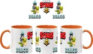 Kubki - Dracodark Kubek Ceramiczny Prezent Tasse Mug Mug Brawl Stars Battle Arena Draco, Pomarańczowy 330 ml - miniaturka - grafika 1
