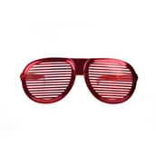 Stroje karnawałowe - Okulary XXL czerwone - miniaturka - grafika 1