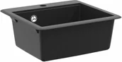 Zlewozmywaki - vidaXL Zlew Czarny 470 x 440 mm Granit - miniaturka - grafika 1