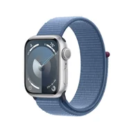 Smartwatch - APPLE Watch 9 GPS 45mm Aluminium opaska sportowa Niebieski - miniaturka - grafika 1