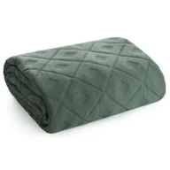 Narzuty - Narzuta EUROFIRANY Alara 6 200 x 220 cm Ciemnozielony - miniaturka - grafika 1