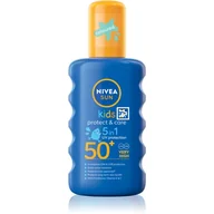 Kremy dla dzieci - Nivea Sun Kids kolorowy spray do opalania dla dzieci SPF 50+ 200 ml - miniaturka - grafika 1