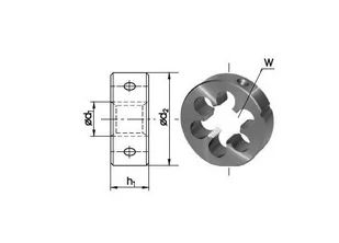 FANAR Narzynka calowa FANAR, g 3/8", hss 800, din-en 24231 - Narzędzia warsztatowe - miniaturka - grafika 1