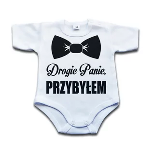 Body dla niemowląt - Body - Drogie Panie, PRZYBYŁEM - 56 kr - grafika 1