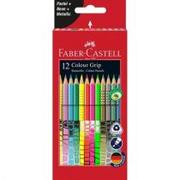 Kredki, ołówki, pastele i pisaki - Kredki ołówkowe Grip 12 kolorów pastel neon metallic - miniaturka - grafika 1