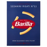 Makaron - Makaron Sedanini Rigati n.53 500g Barilla włoski z pszenicy durum semolina - miniaturka - grafika 1