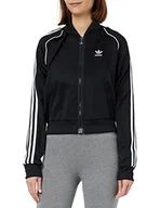 Koszulki i topy damskie - adidas SST Track Top Kobiety Długi Knit, Czarny, S - miniaturka - grafika 1