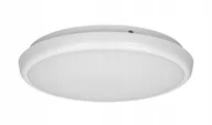 Lampy sufitowe - Plafon okrągły Adviti 26,5 x 4 cm biały - miniaturka - grafika 1