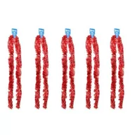 Oświetlenie świąteczne - Zestaw łańcuchów bożonarodzeniowych laser 9 x 200 cm, 5 szt., czerwony - miniaturka - grafika 1