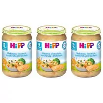 Hipp Junior Makaron z łososiem, marchewką i brokułami po 12. miesiącu zestaw 3 x 250 g - Dania dla dzieci - miniaturka - grafika 1
