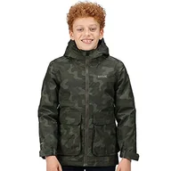 Kurtki i płaszcze dla chłopców - Regatta Kurtka dziecięca unisex Salman, Ciemne khaki Camo, 15 Lata - miniaturka - grafika 1