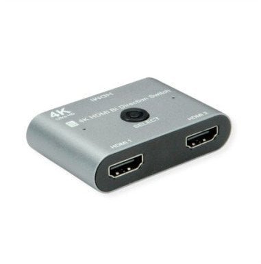 VALUE Dwukierunkowy przełącznik HDMI 4K60, 2-kierunkowy