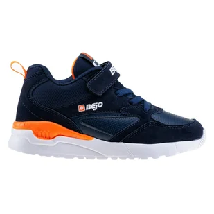 Dziecięce Sneakersy BEJO KINEROS JR 4681-NAVY/ORANGE – Granatowy - Sneakersy damskie - miniaturka - grafika 1
