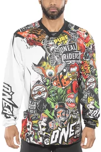 O'Neal Mayhem Jersey Crank czarnym Multi Moto Cross Enduro trykot MX MTB DH, 0023 °C-10, wielokolorowa, l 0023-104 - Pozostała odzież dla rowerzystów - miniaturka - grafika 1