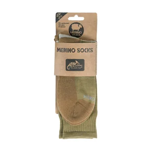 Helikon - Skarpety Merino - Zielony OD / Coyote - SK-MSC-MW-0211A - Odzież taktyczna i umundurowanie - miniaturka - grafika 6