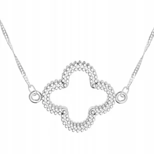 Naszyjnik Srebrny z Kwiatem Koniczynką Roślina Kwiat Koniczyna SREBRO 925 - Naszyjniki Naszyjnik Srebrny z Kwiatem Koniczynką Roślina Kwiat Koniczyna SREBRO 925 - Naszyjniki - miniaturka - grafika 1