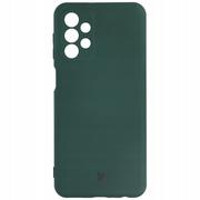 Etui i futerały do telefonów - Bizon Etui Case Silicone do Samsung Galaxy A23 5G / 4G ciemnozielone - miniaturka - grafika 1