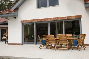 Meble ogrodowe drewniane Akacja Oval 165+50+50 cm 10+1 - Meble ogrodowe - miniaturka - grafika 3