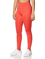 Spodnie damskie - NIKE Damskie spodnie sportowe W One Tght Czerwony Ścieżka czerwona/(biała) M - miniaturka - grafika 1
