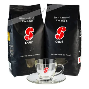Zestaw promocyjny 2 kg kawy Essse Selezione ESSSE ziarnista + Szklana filiżanka CAPPUCCINO Essse 170ml - Kawa - miniaturka - grafika 1