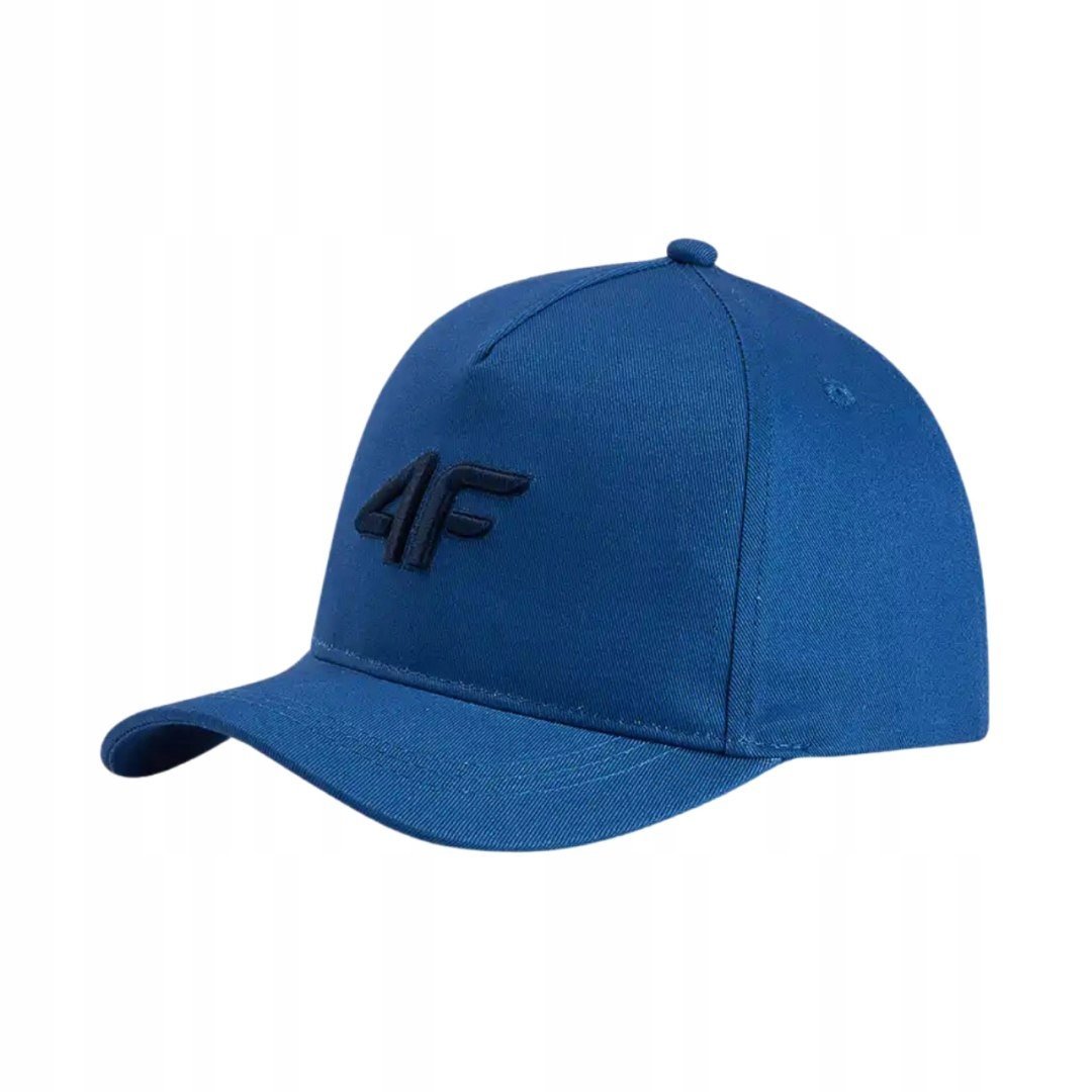 ND05_C5117 4FJWSS26ACABU547 32S Czapka z daszkiem dla dzieci 4F U547 denim