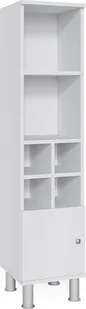 Vicco Szafka łazienkowa Fynn, 30 x 130.6 cm małe drzwi, Biały - Szafki łazienkowe - miniaturka - grafika 1