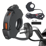 Powerbanki - ŁADOWARKA MOTOCYKLOWA USB-C 2X GNIAZDO USB PD QC3.0 SZYBKIE ŁADOWANIE - miniaturka - grafika 1