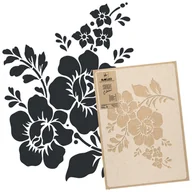 Szablony malarskie - Szablon Malarski roślinny kwiat / 65x95cm / Kwiaty - miniaturka - grafika 1