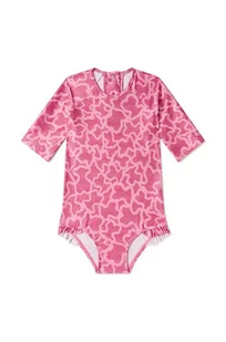 Tous jednoczęściowy strój kąpielowy niemowlęcy kolor różowy - Stroje kąpielowe dla dziewczynek - miniaturka - grafika 1