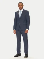 Garnitury - BOSS Garnitur H-Huge 50540776 Granatowy Slim Fit - miniaturka - grafika 1
