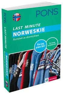 Pons Last Minute NORWESKIE rozmówki - LektorKlett - Pozostałe języki obce - miniaturka - grafika 1