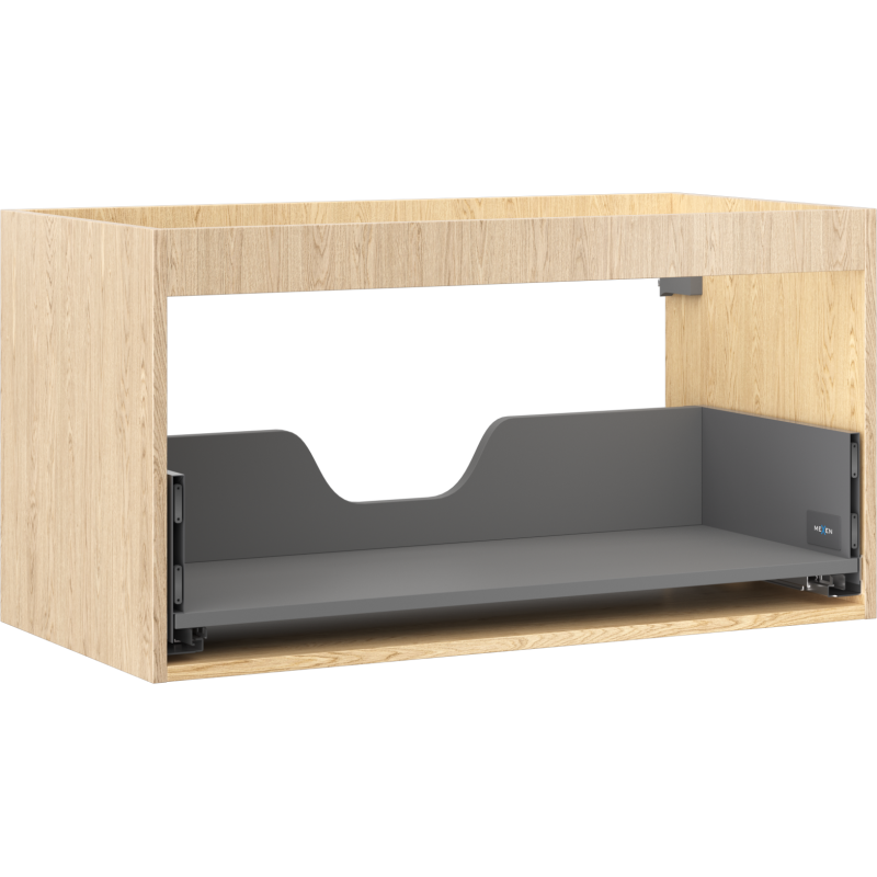 Mexen Box-A korpus szafki podumywalkowej 90 cm, 1 szuflada, dąb - 91AX0-0900-470-1-81