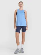 Spodenki damskie - Damskie legginsy kolarki do biegania 4F 4FWSS25TFSTF027 - granatowe - miniaturka - grafika 1