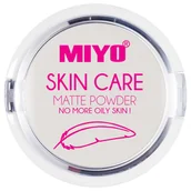 Pudry do twarzy - MIYO SKIN CARE PUDER RYŻOWY Z ALOESEM MATUJĄCY 9G - miniaturka - grafika 1
