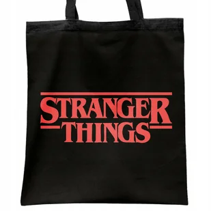 Torba bawełniana czarna Stranger Things Eleven Hawkins Dla Fanów Serialu - Torby i wózki na zakupy Torba bawełniana czarna Stranger Things Eleven Hawkins Dla Fanów Serialu - Torby i wózki na zakupy - miniaturka - grafika 1