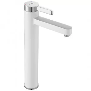 Rea B9942 Polo Chrome/White Bateria umywalkowa wysoka - Baterie umywalkowe - miniaturka - grafika 1