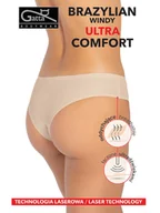 Majtki damskie - Figi Brazilian Windy Ultra comfort Beige (Rozmiar L) - miniaturka - grafika 1
