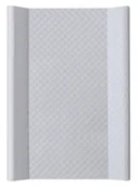 Przewijaki - Ceba Baby Podwójna mata do przewijania z płytą stałą 50x70) Comfort Caro Szara - miniaturka - grafika 1