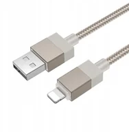 Kable USB - Kabel USB A do Lightning Hoco 2,4A 1 m X110 złoty - miniaturka - grafika 1