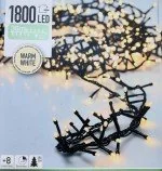 Oświetlenie świąteczne - LAMPKI choinkowe 1800 LED 36 metrów 8 funkcji TIMER ciepłe IP44 BARDZO DŁUGIE  36 METRÓW - miniaturka - grafika 1