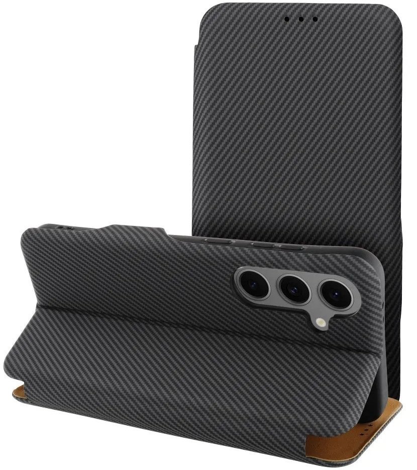 Kabura FOLIO Side Magnet do MOTOROLA G55 szary