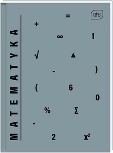 Brulion tematyczny MATEMATYKA A5 80k zeszyt TWARDY - Zeszyty szkolne - miniaturka - grafika 1