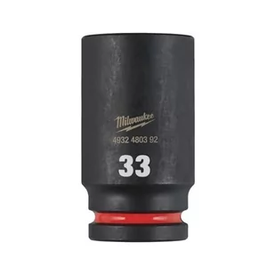 Milwaukee nasadka udarowa 33 mm 3/4" 6-kątna Shockwave długa metryczna 4932480392 - Klucze i nasadki - miniaturka - grafika 1