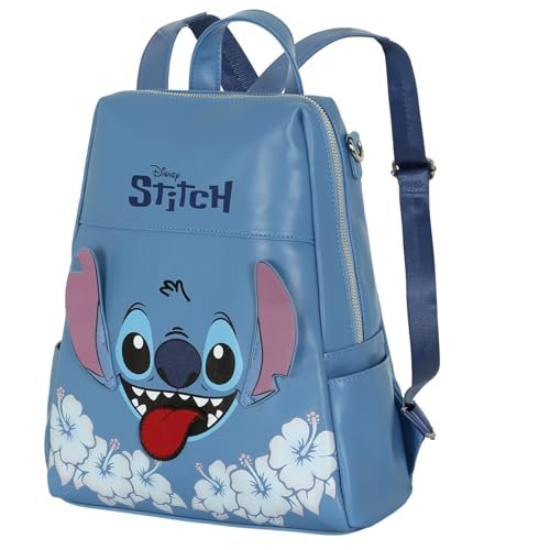 Lilo i Stitch Tongue -Plecak Shield, Niebieski, 28 x 33 cm, Pojemność 10 L