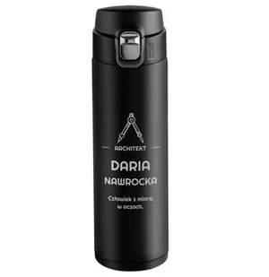 Kubek termiczny czarny z grawerem dla architekta inżyniera - Kubki termiczne Kubek termiczny czarny z grawerem dla architekta inżyniera - Kubki termiczne - miniaturka - grafika 1