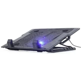 Gembird Podstawka pod laptop 17 + wentylator + EKSPRESOWA NBS-1F17T-01 - Podkładki chłodzące pod laptopa - miniaturka - grafika 1