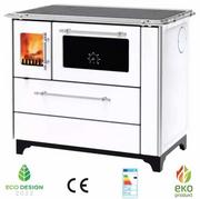 Kuchnie węglowe - Kuchnia węglowa emaliowana Alfa-Plam DONNA 90 5kW biała Eko Projekt 2022 - miniaturka - grafika 1
