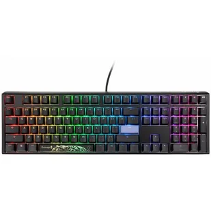 Ducky One 3 Classic Black/White Kl.awiatura Gamingowa RGB LED - MX-Speed-Silver (US) - Klawiatury - miniaturka - grafika 1
