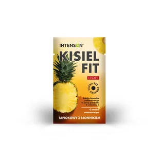 INTENSON Kisiel fit z tapioki ananasowy 20g - Kisiel - miniaturka - grafika 1